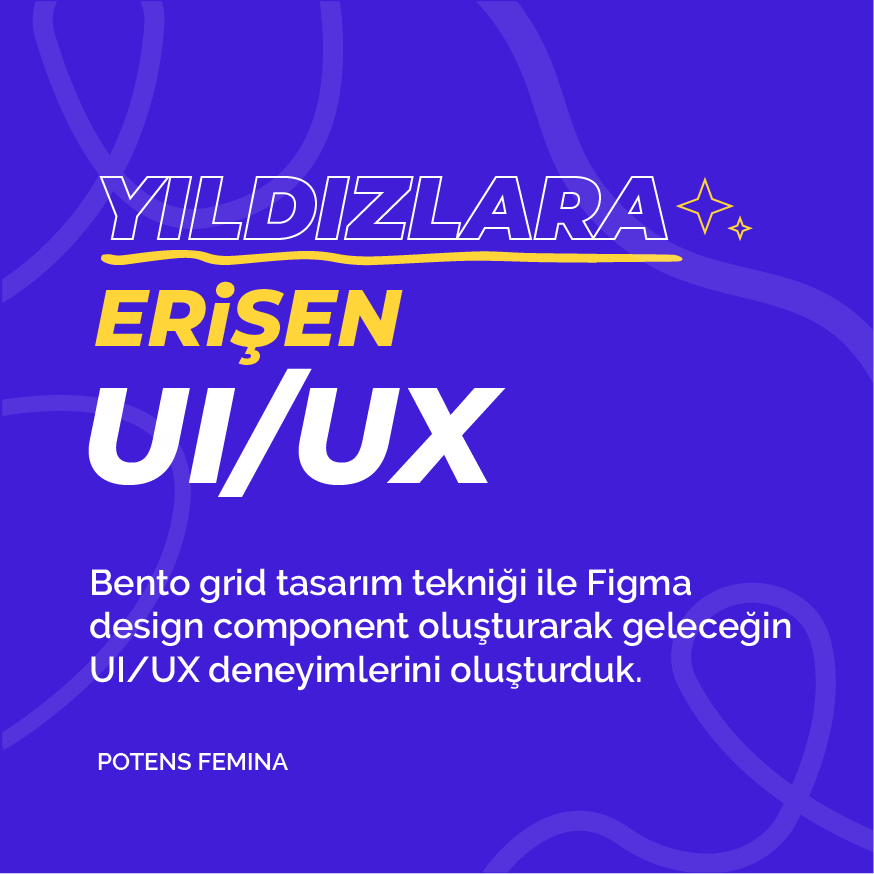 Yıldızlara Erişen UI / UX - Bento grid tasarım tekniği ile Figma design component oluşturarak geleceğin UI / UX deneyimlerini oluşturduk. Yıldızlara Erişen UI / UX - Bento grid tasarım tekniği ile Figma design component oluşturarak geleceğin UI / UX deneyimlerini oluşturduk.