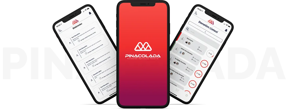 Pinacolada AI mobil uygulama arayüzü Pinacolada AI mobil uygulama arayüzü